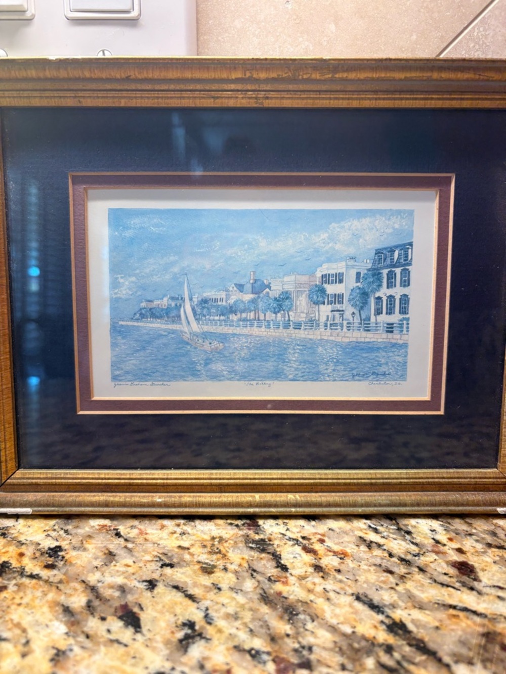 Charleston “The Battery” by Jeannie Drucker, Coastal scene.